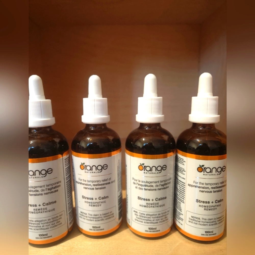Stress + Calm Homeopathic Remedy Drops By Orange Naturals